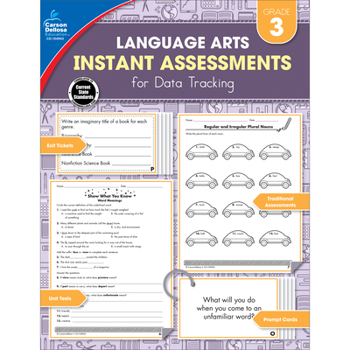 Paperback Instant Assessments for Data Tracking, Grade 3: Language Arts Book