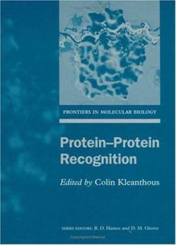 Hardcover Protein-Protein Recognition Book