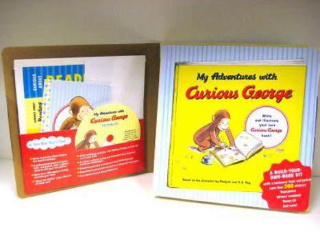 Hardcover My Adventures with Curious George: A Build-Your-Own-Book Kit [With CD (Audio)] Book