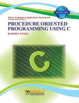 Paperback Procedure Oriented Programming Using C Book