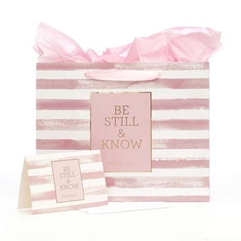 Health and Beauty Gift Bags with Card Be Still & Know Book