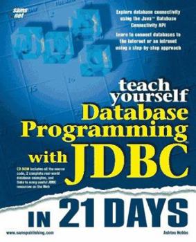 Paperback Teach Yourself WWW Database Programming with Java in 21 Days Book