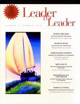 Paperback Leader to Leader (Ltl), Summer 1998 Book