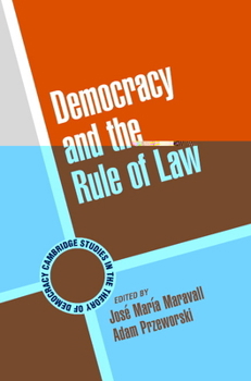 Paperback Democracy and the Rule of Law Book