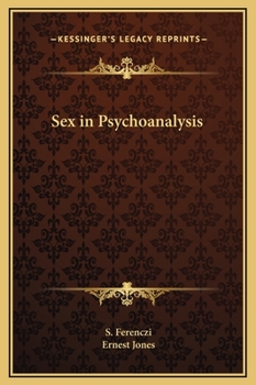 Hardcover Sex in Psychoanalysis Book