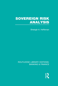 Hardcover Sovereign Risk Analysis (RLE Banking & Finance) Book