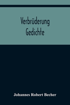 Paperback Verbrüderung: Gedichte [German] Book