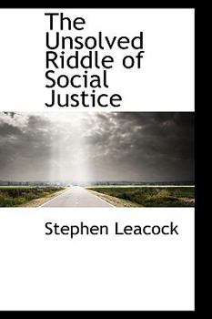 Paperback The Unsolved Riddle of Social Justice Book