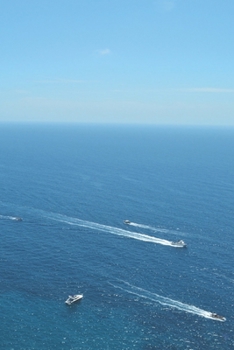 Paperback Journal: 150 Lined & Dated Pages, 6x9 Inches, View from Capri, Italy, Diary & Notebook for Writing, Brainstorming, Note Taking Book