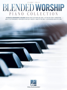 Paperback Blended Worship Piano Collection Book