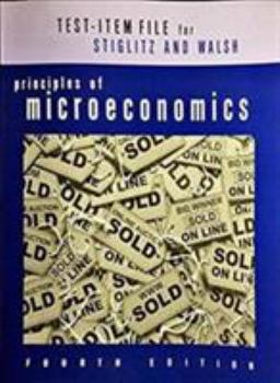 Paperback Test Bank: For Principles of Microeconomics Book