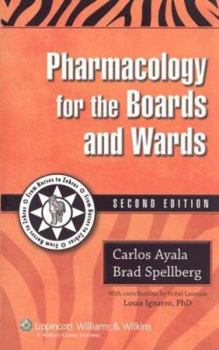 Paperback Pharmacology for the Boards and Wards Book