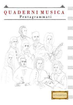 Paperback Quaderni Musica Pentagrammati: (17.78 X 25.4 CM) [Italian] Book