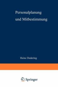 Paperback Personalplanung Und Mitbestimmung [German] Book