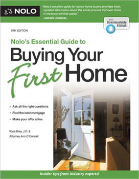 Paperback Nolo's Essential Guide to Buying Your First Home Book