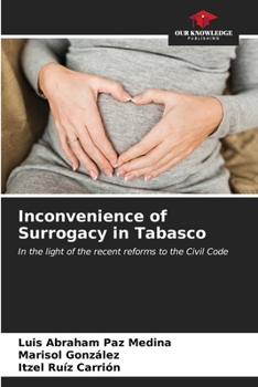 Paperback Inconvenience of Surrogacy in Tabasco Book