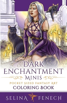 Paperback Dark Enchantment Minis - Pocket Sized Fantasy Art Coloring Book