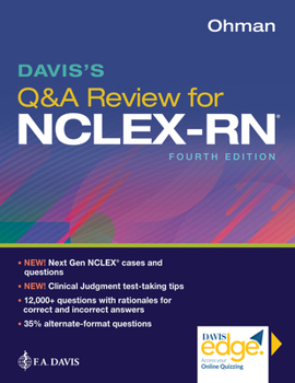 Paperback Davis's Q&A Review for Nclex-Rn(r) Book