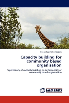 Paperback Capacity building for community based organisation Book