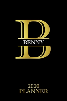 Benny: 2020 Planner - Personalised Name Organizer - Plan Days, Set Goals & Get Stuff Done (6x9, 175 Pages) (Designer Planners For Gift)