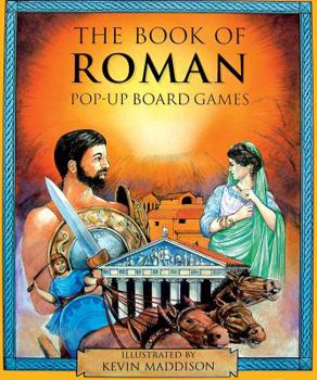 Hardcover The Book of Roman Pop-Up Board Games Book