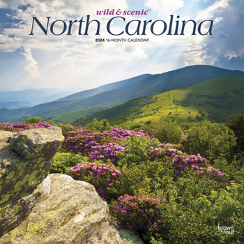 Calendar North Carolina Wild & Scenic 2024 Square Book