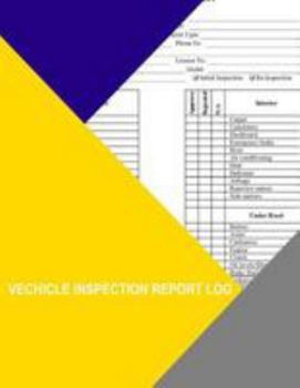 Paperback Vehicle Inspection Report Log Book