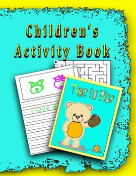 Paperback Children's Activity Book: Great Gift the Primary Child in Your Life. Book
