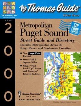 Spiral-bound Metropolitan Puget Sound Street Guide and Directory: 2000: Includes Metropolitan Areas of King, Pierce and Snohomish Counties Book