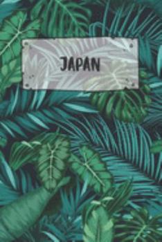 Japan: Dotted Travel Diary Notebook or Journey Dotted Grid Journal - Holiday Trip Pocketbook for Men and Women with Dots