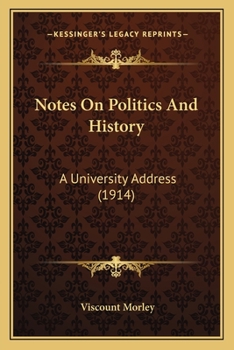 Notes On Politics And History