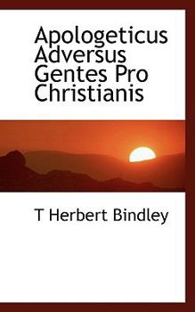 Paperback Apologeticus Adversus Gentes Pro Christianis Book