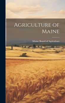 Hardcover Agriculture of Maine Book