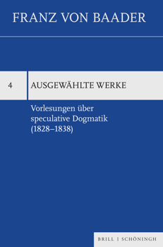 Hardcover Vorlesungen Über Speculative Dogmatik (1828-1838) [German] Book