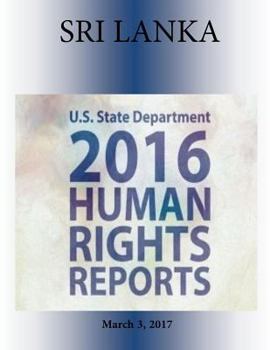Paperback SRI LANKA 2016 HUMAN RIGHTS Report Book