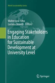 Paperback Engaging Stakeholders in Education for Sustainable Development at University Level Book