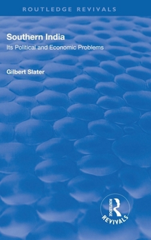 Hardcover Revival: Southern India (1936): Its Political and Economic Problems Book