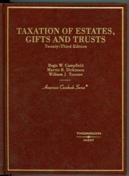Hardcover Taxation of Estates, Gifts and Trusts Book