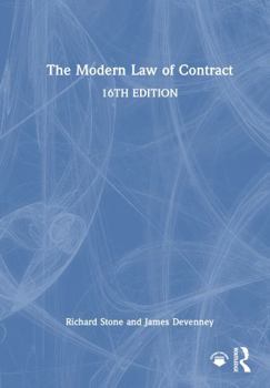 Hardcover The Modern Law of Contract Book