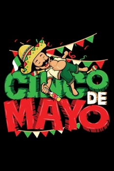 Cinco de Mayo -  drunk Mexican: 6" x 9" 120 pages quad Journal I 6x9 graph Notebook I Diary I Sketch I Journaling I Planner I Gift for geek I funny Math
