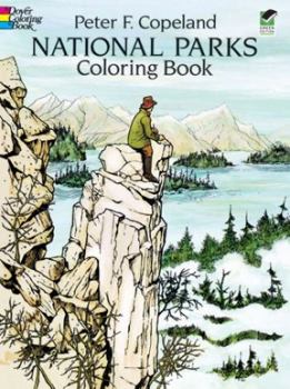 Paperback National Parks Coloring Book