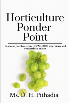 Paperback Horticulture Ponder Points Book