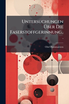 Paperback Untersuchungen Über Die Faserstoffgerinnung... [German] Book