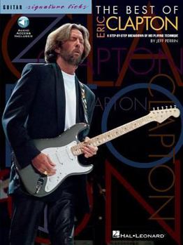 Paperback The Best of Eric Clapton Signature Licks Book/Online Audio Book