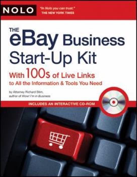 Paperback eBay Business Start-Up Kit: With 100s of Live Links to All the Information & Tools You Need [With CDROM] Book