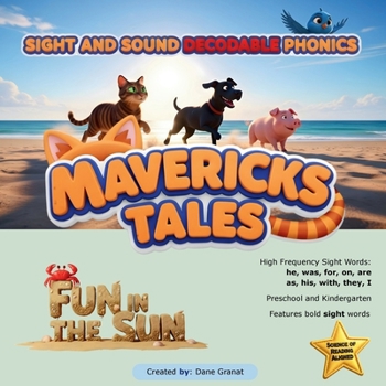 Paperback Fun In The Sun: Sight and Sound Decodable Phonics Book