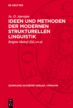 Hardcover Ideen Und Methoden Der Modernen Strukturellen Linguistik: Kurzer Abriss [German] Book