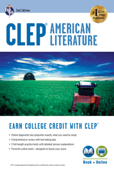 CLEP American Literature w/ TestWare CD - Book  of the REA CLEP Test Preps