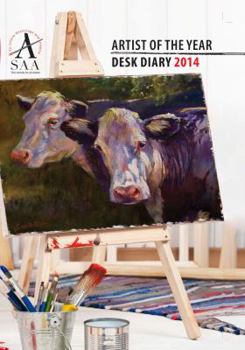 Hardcover Artist of the Year Desk Diary 2014 Book