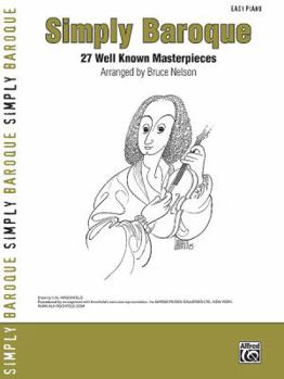 Paperback Simply Baroque: 27 Well Known Masterpieces Book